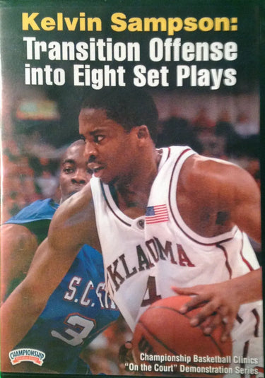 Transition Offense Into Eight Set by Kelvin Sampson Instructional Basketball Coaching Video